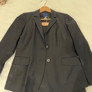 Jcrew black 3-piece suit, size 6 (see detail)